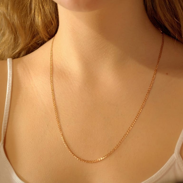 14ct Rose Gold Chain - Mona