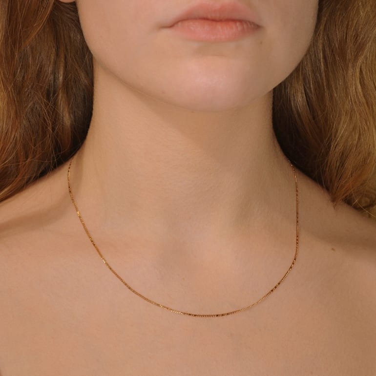 14ct Rose Gold Chain