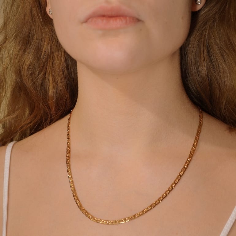 14ct Rose Gold Chain - Mariner