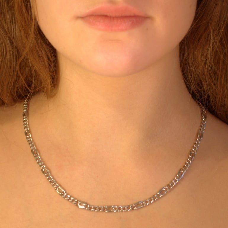 Sterling Silver Chain - Figaro