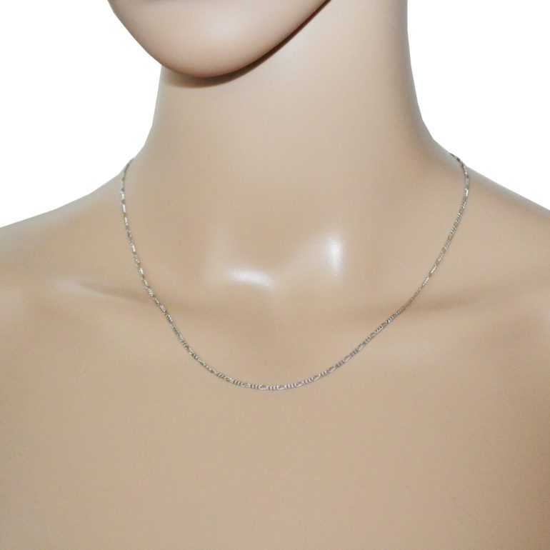 sterling silver chain figaro