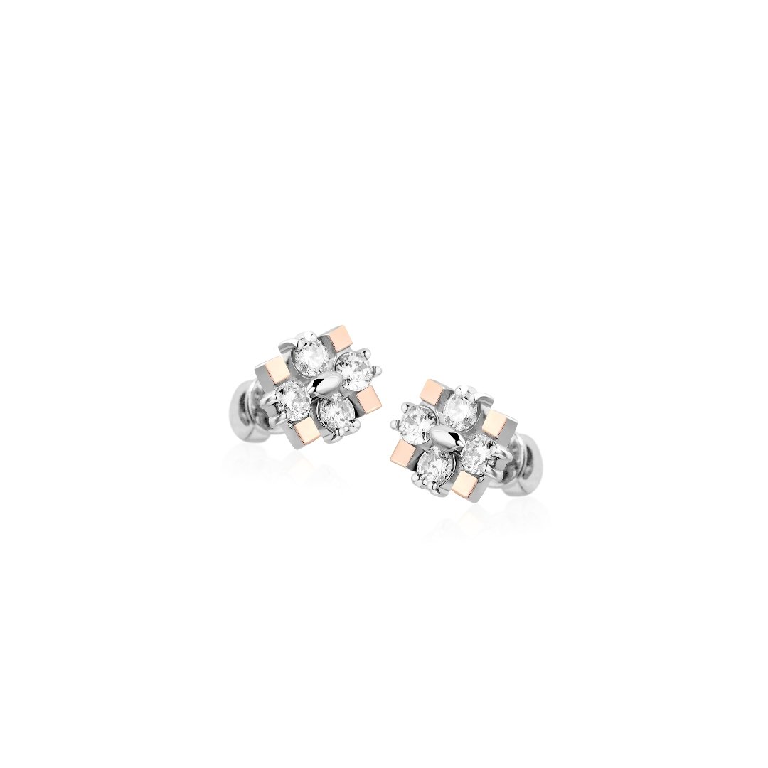 Cubic zirconia sale screw back earrings