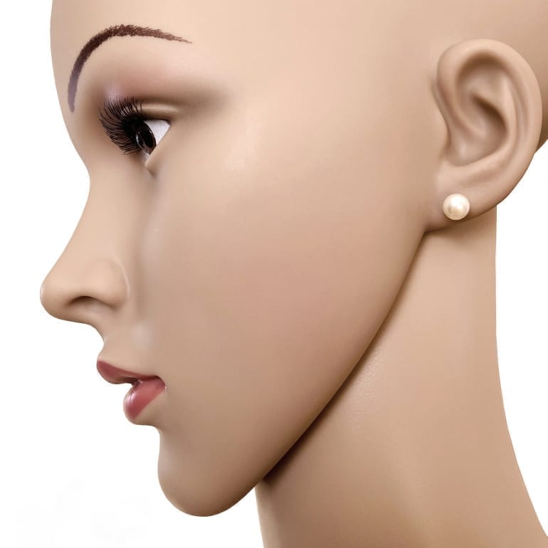 14ct Rose Gold Earrings With Cultivated Pearls