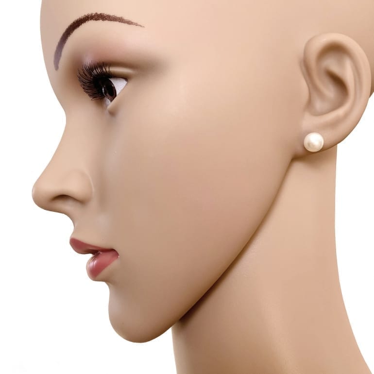 Auksiniai Adatiniai Auskarai Su Perlais