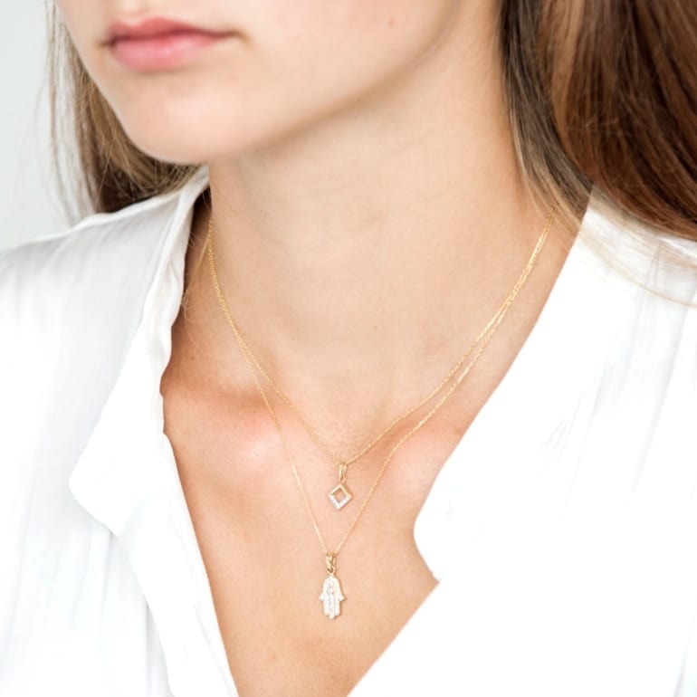 Yellow gold pendants