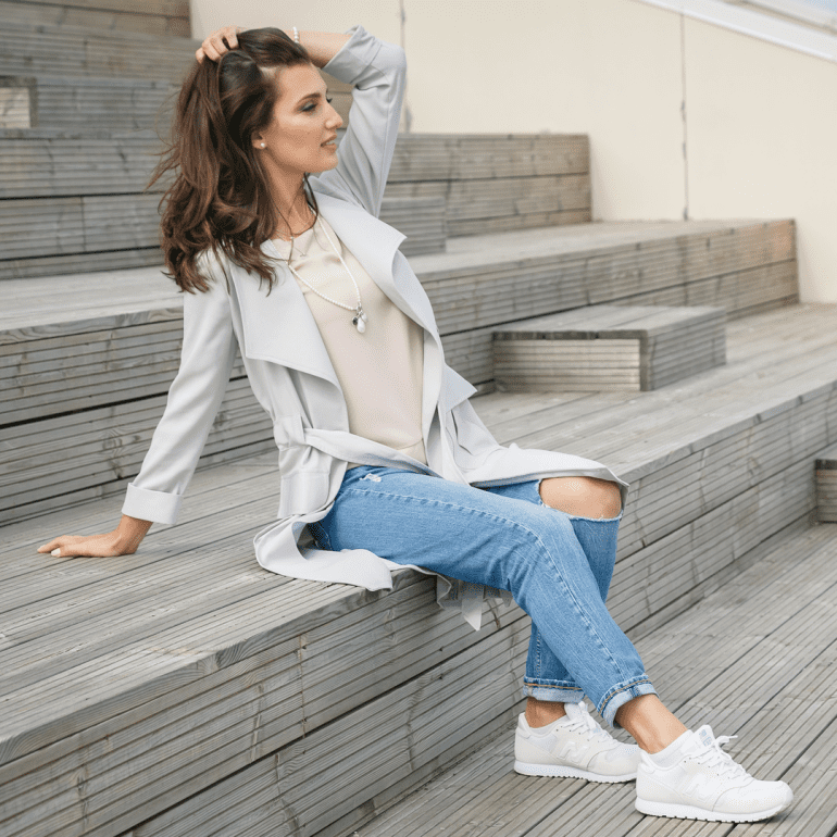 Sterling Silver Necklace With Cultivated Pearls