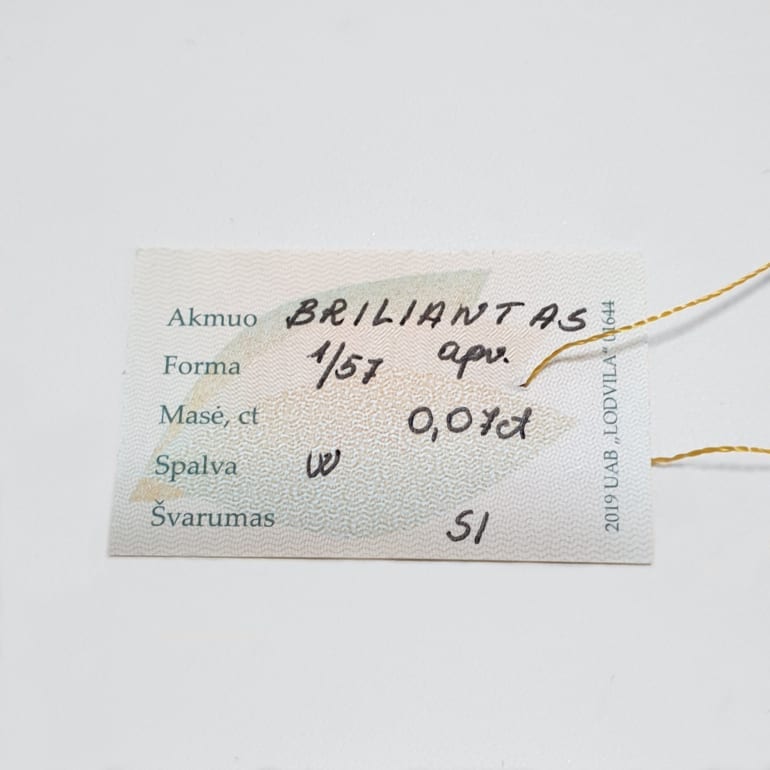 14ct Rose Gold Ring With Diamond