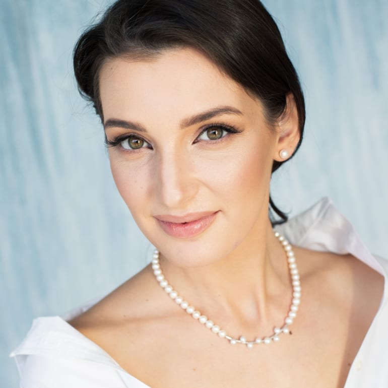 Sterling Silver Necklace With Cultivated Pearls