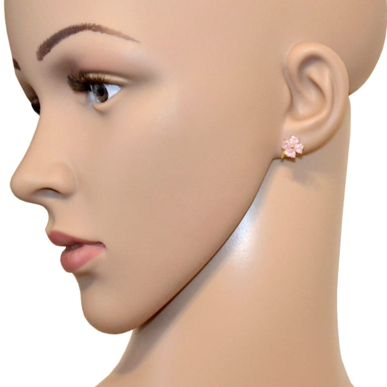 Geltono aukso auskarai