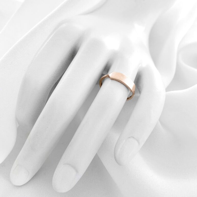 9ct Minimalistic Rose Gold Ring