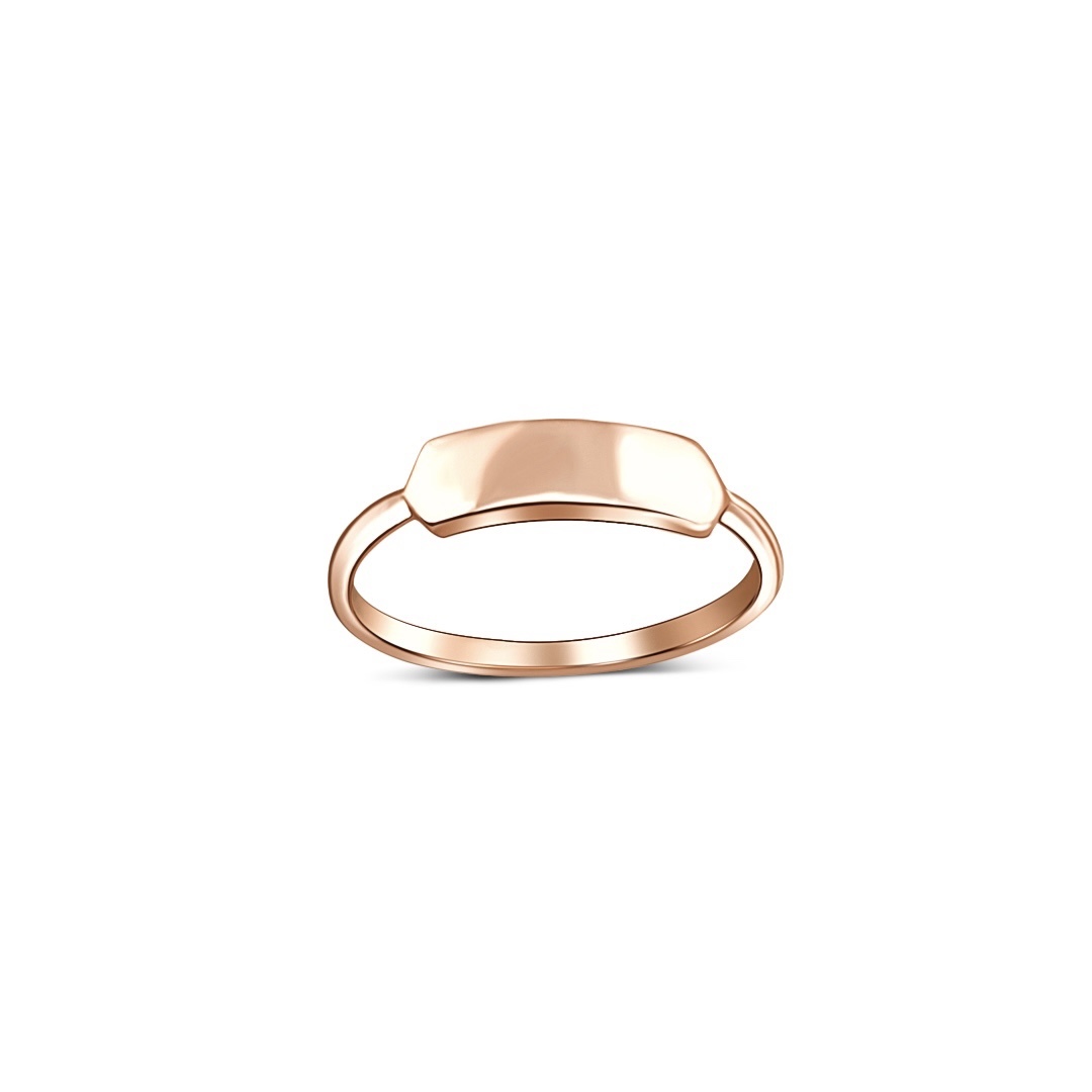 9ct Minimalistic Rose Gold Ring