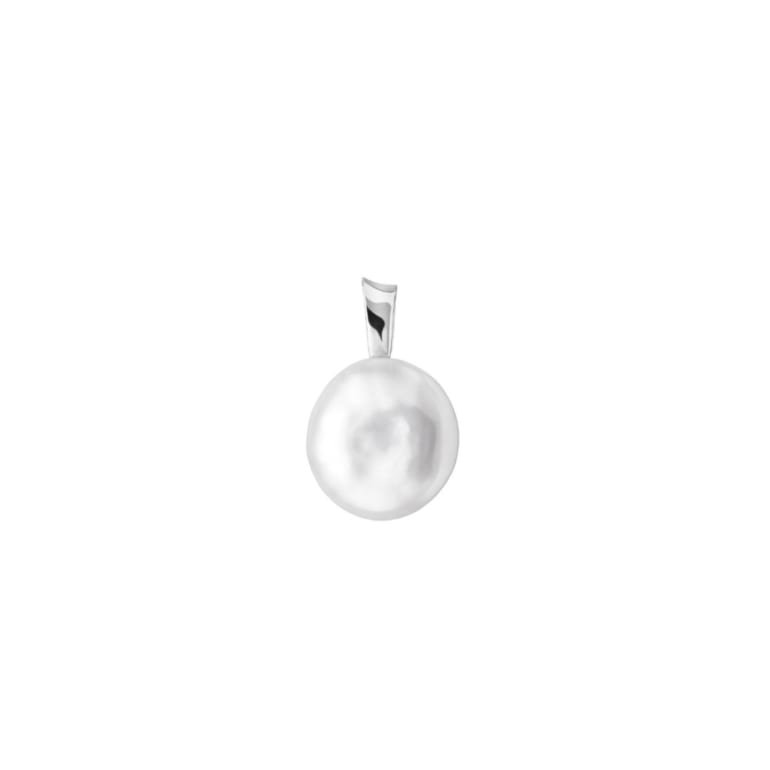 Sterling silver pendant with cultivated pearl