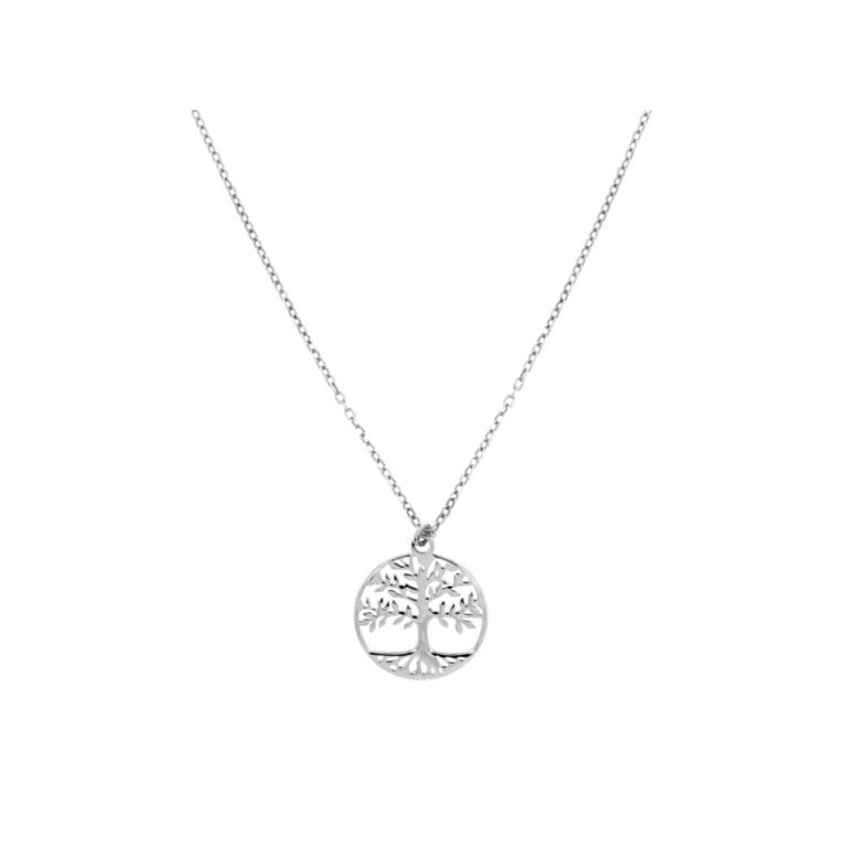 sterling silver necklace - tree of life
