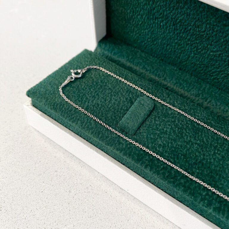 sterling silver chain - cable