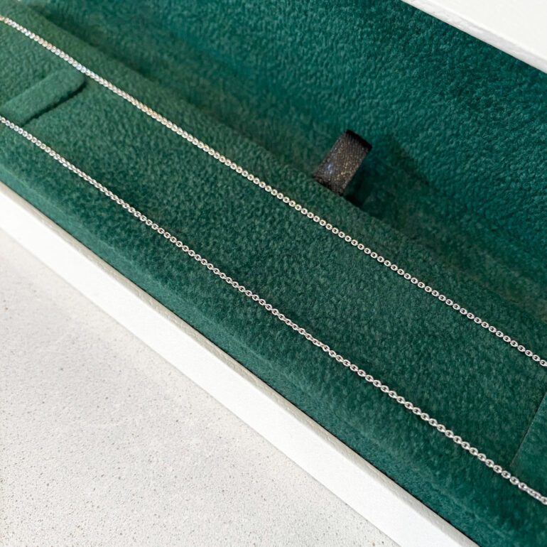 sterling silver chain - cable