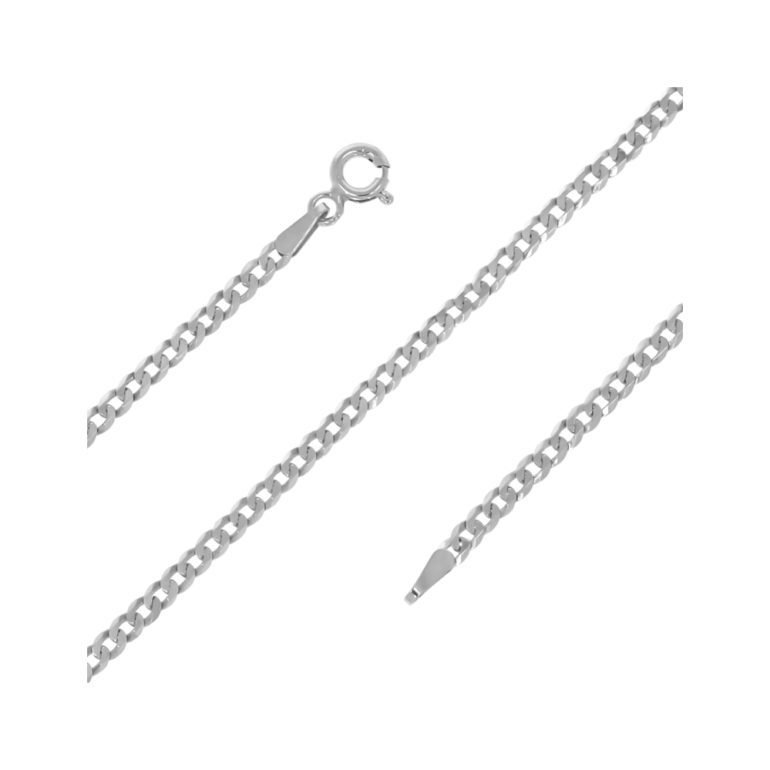 sterling silver chain curb