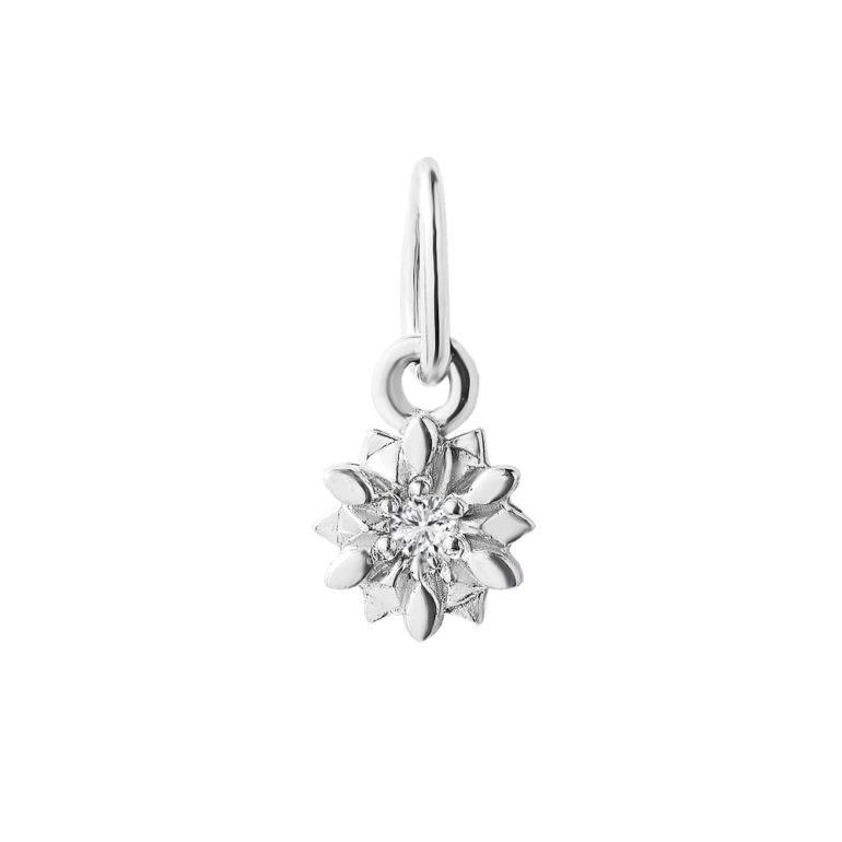 Sterling Silver Pendant With Diamond