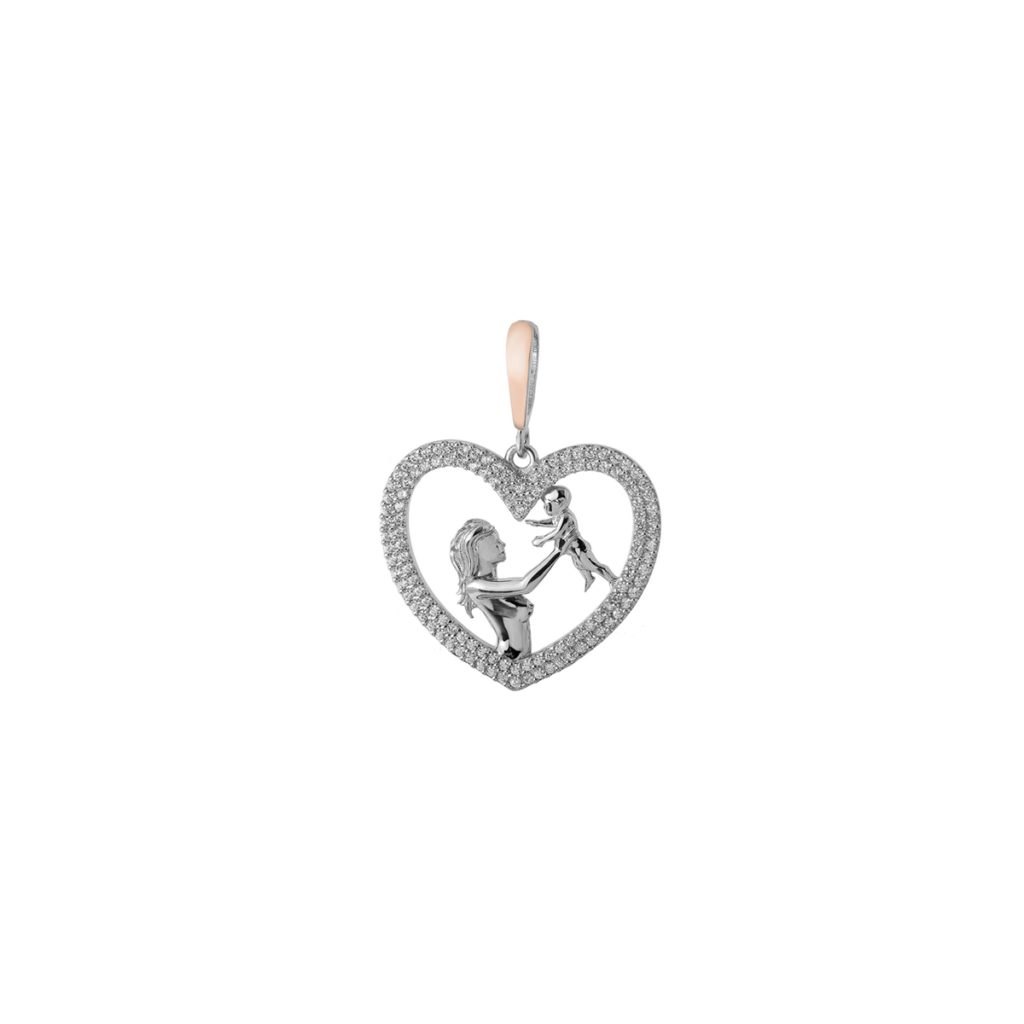 Sterling Silver Bracelet With Cubic Zirconia Golden Classic