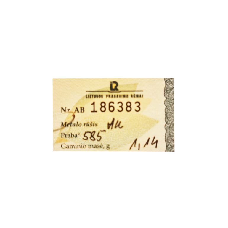 White Gold Earrings With Ruby And Diamonds