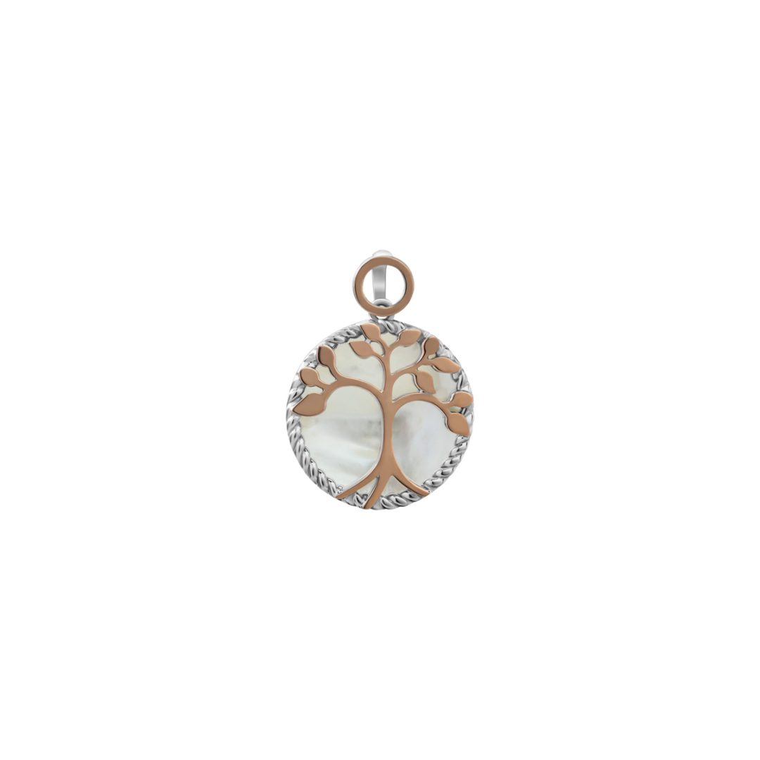 gold plated sterling silver pendant - tree of life