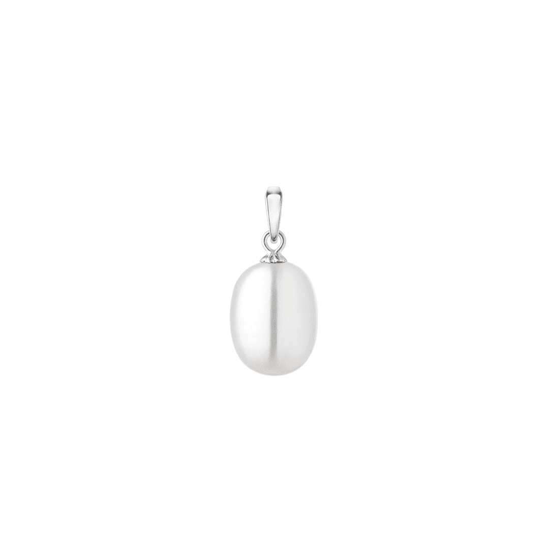 sterling silver white pearl pendant