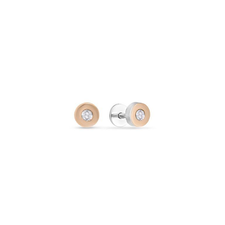 gold plated sterling silver stud earrings