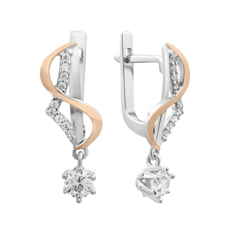 gold plated sterling silver earrings