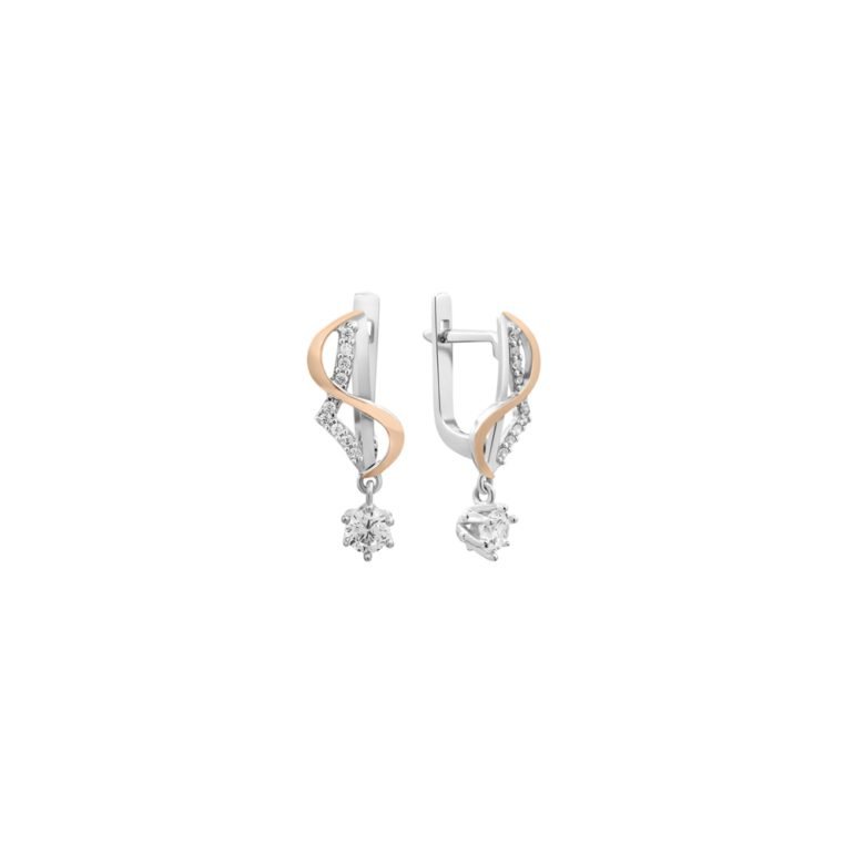 gold plated sterling silver earrings