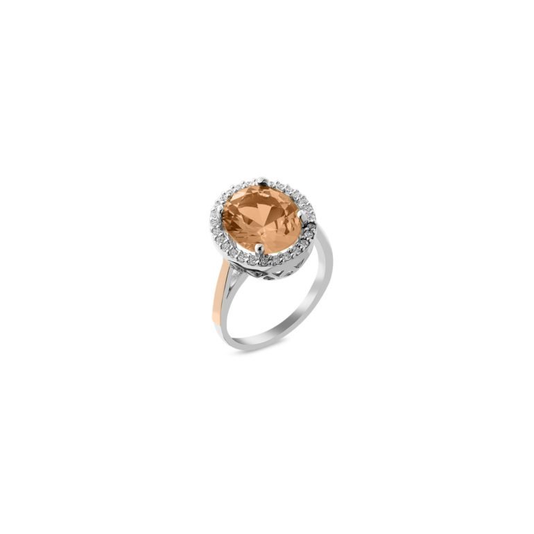 gold plated sterling silver ring with zultanite