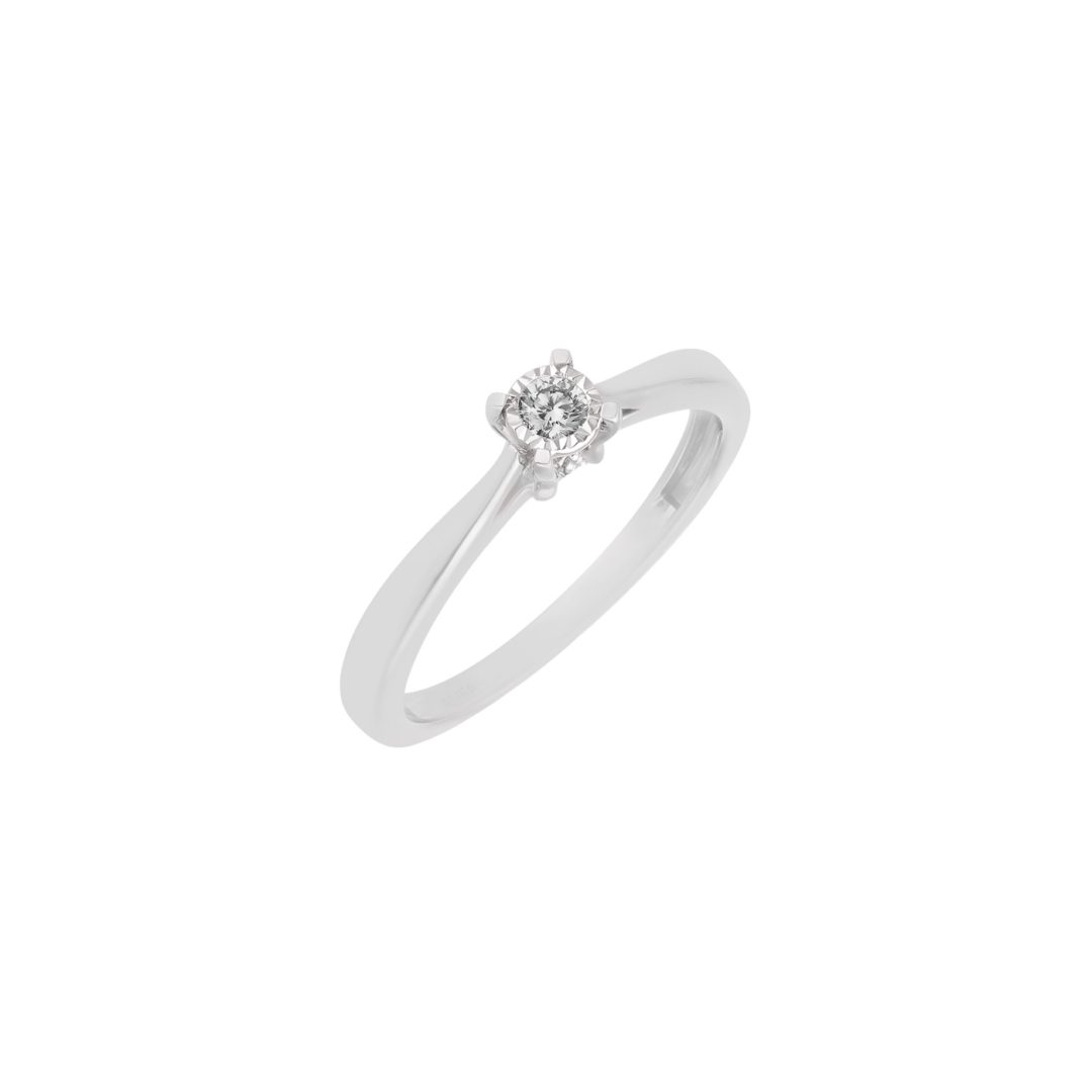 white gold ring with diamonds