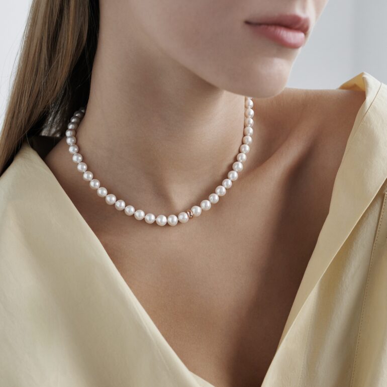 Sidabrinis Vėrinys Su Kultivuotais Perlais