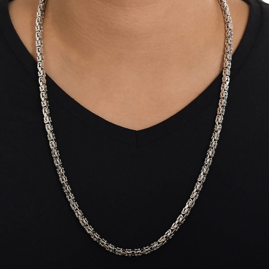 sterling silver chain "python"