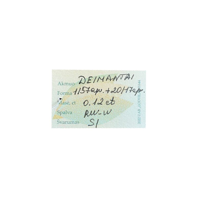 14ct White Gold Pendant With Diamonds