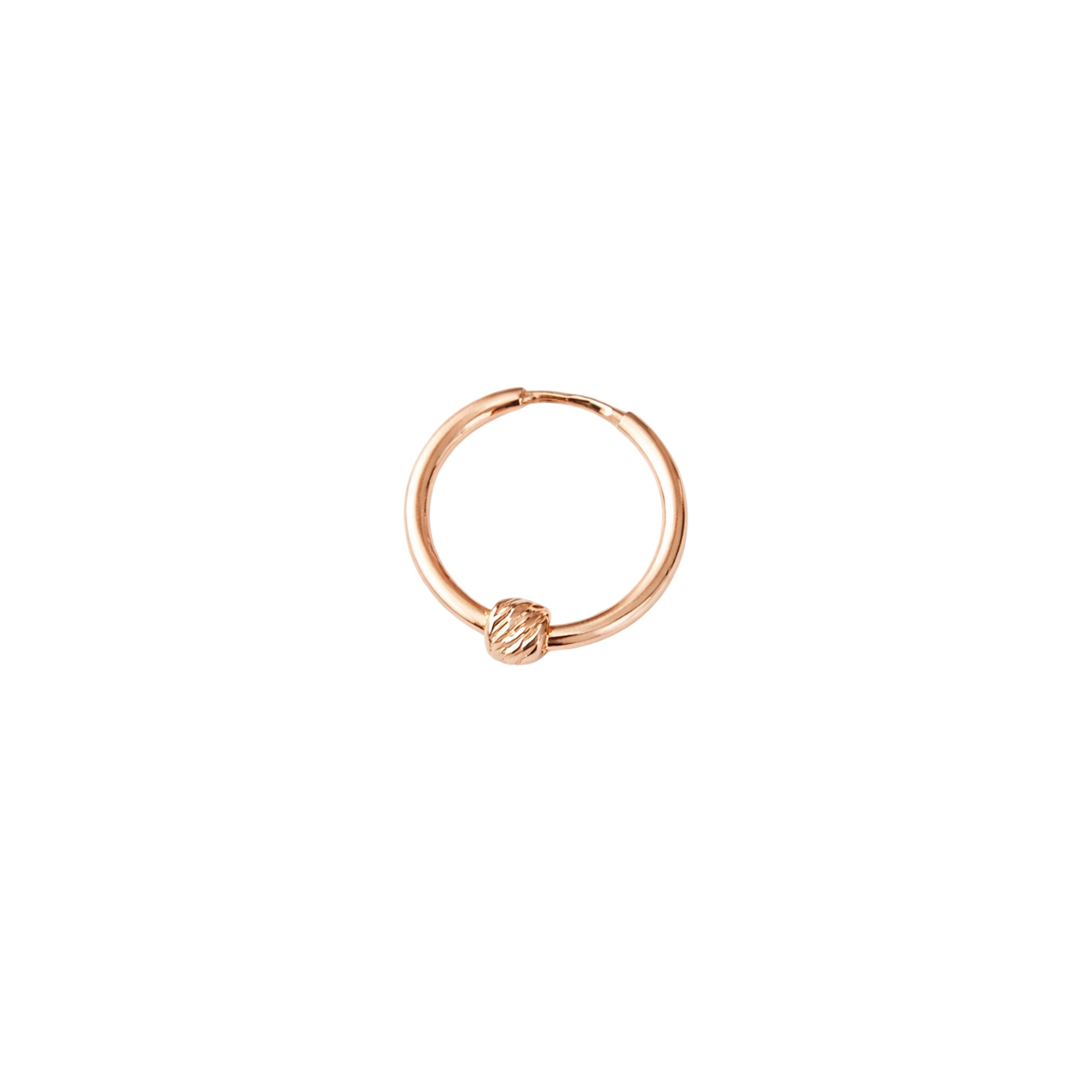 Auksinis Auskaras Rinkutė Su Graviruotu Karoliuku