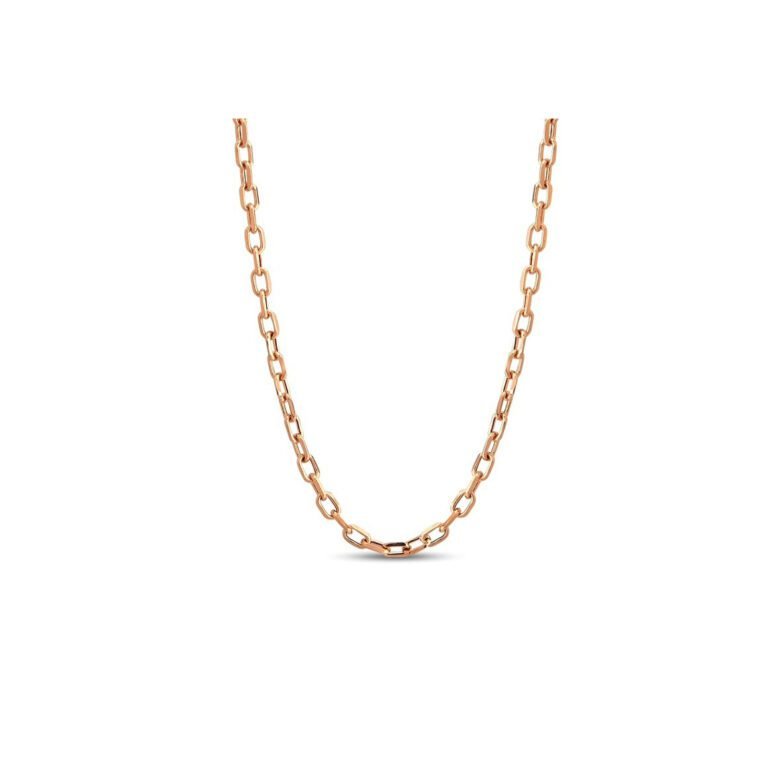 14ct rose gold chain "cable"