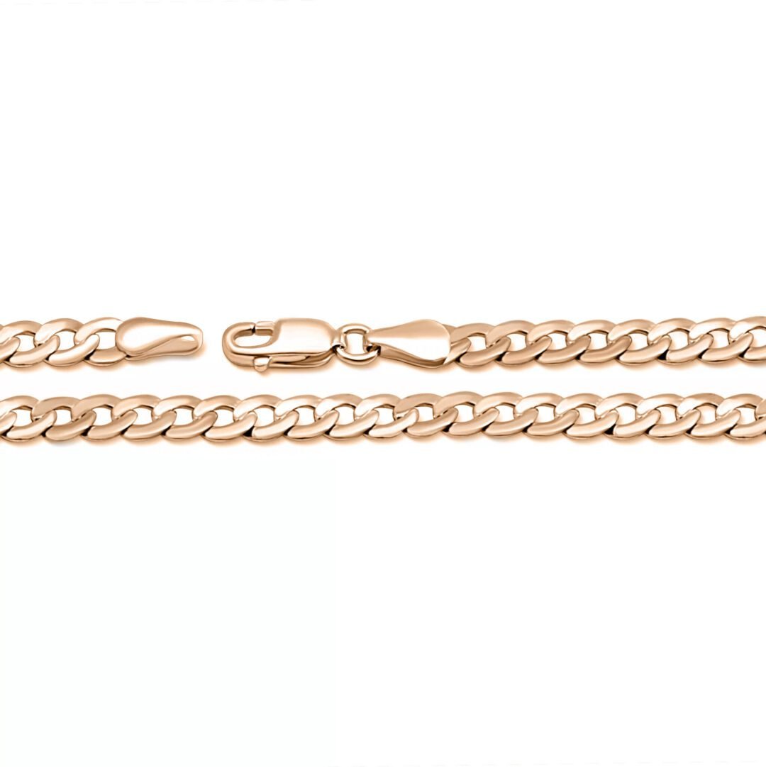 14ct rose gold chain "Curb"