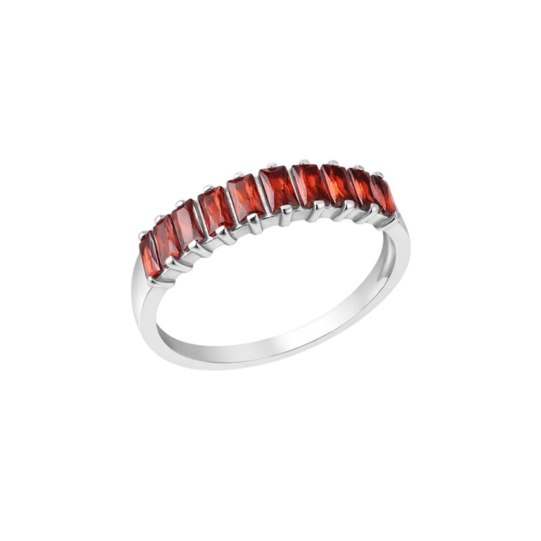 Sterling Silver Ring With Fianits
