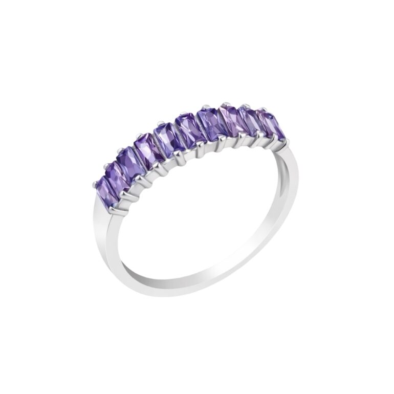 Sterling Silver Ring With Fianits