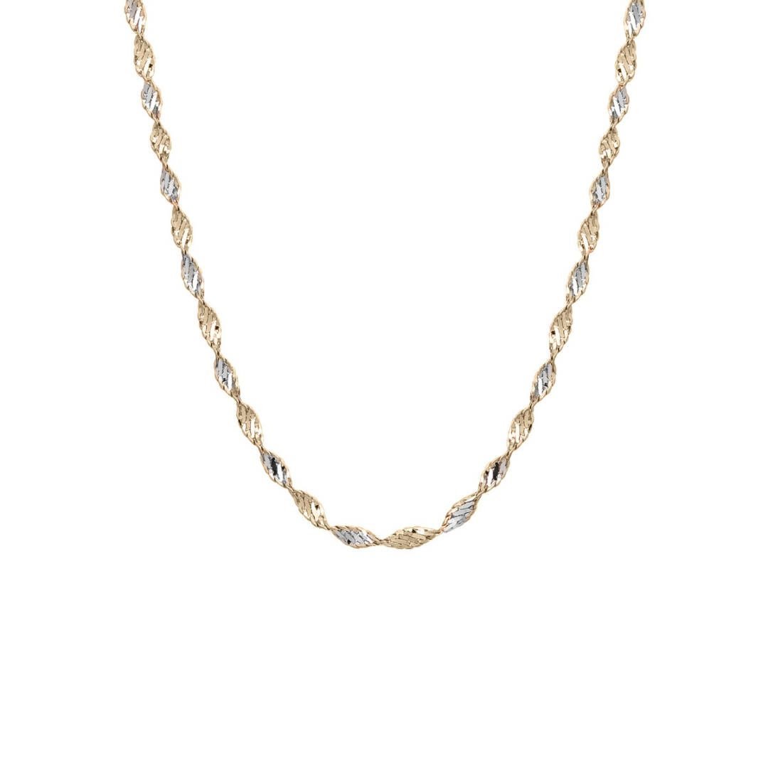 14ct yellow and white gold chain singapore