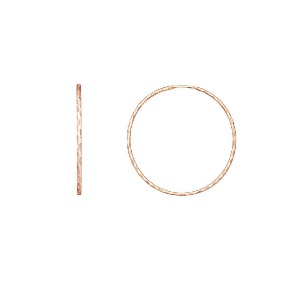 Auksiniai Auskarai - Graviruotos Rinkutės