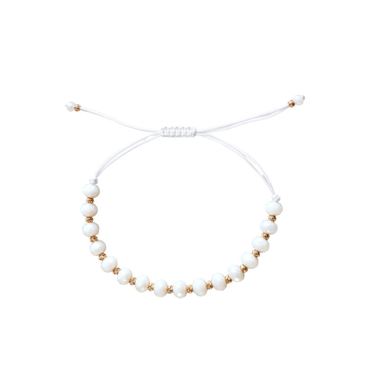 Bracelet With Golden Beads