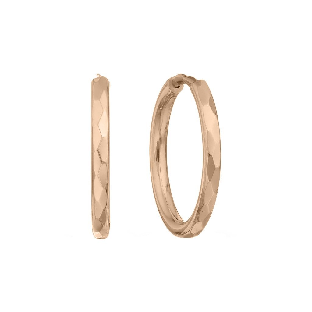 CLASSIC HOOP EARRINGS- 14k Rose Gold - The Littl A$94.99 A$94.99 14k Rose  Gold 50off Bridal (Jewellery Only)