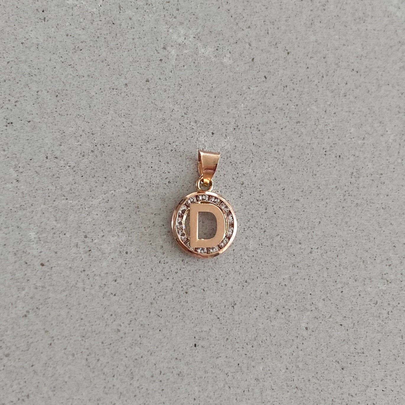 Rose Gold Pendant - Initial D