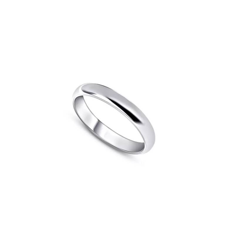 Sidabrinis vestuvinis žiedas (komfortas)