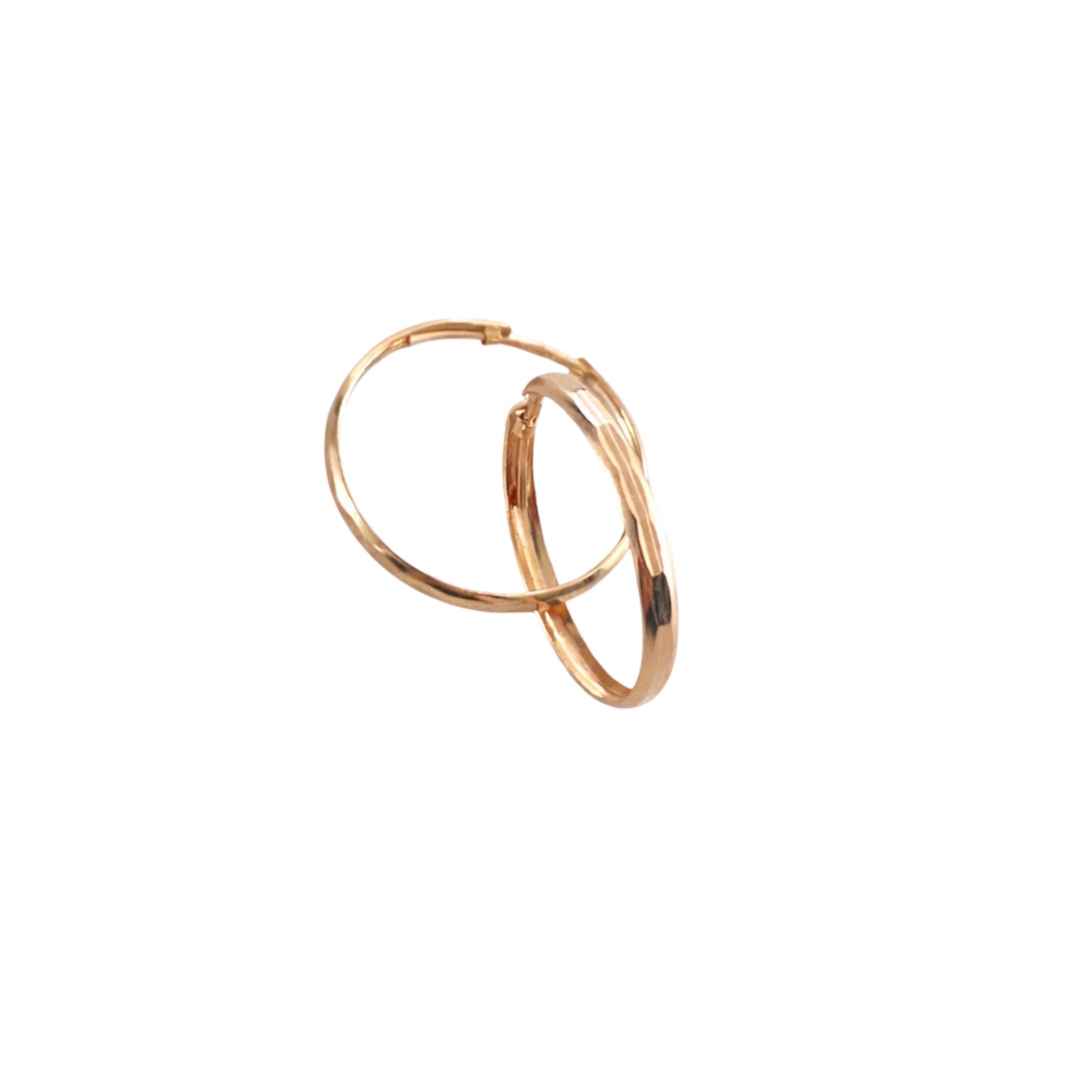 Rose Gold Hoop Earrings