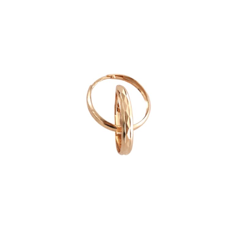 Rose Gold Hoop Earrings