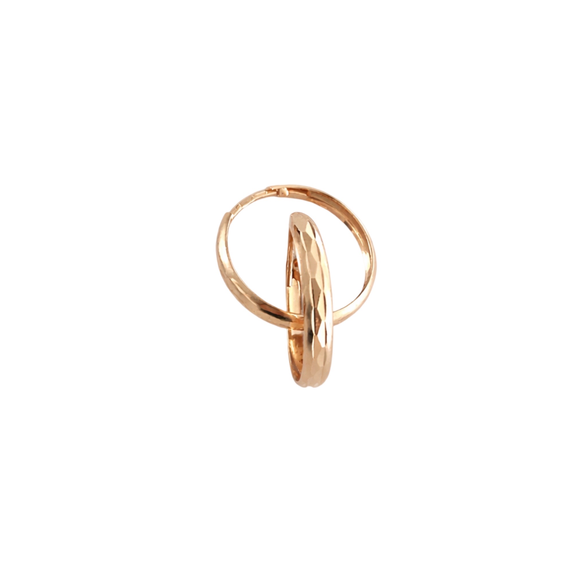 Rose Gold Hoop Earrings