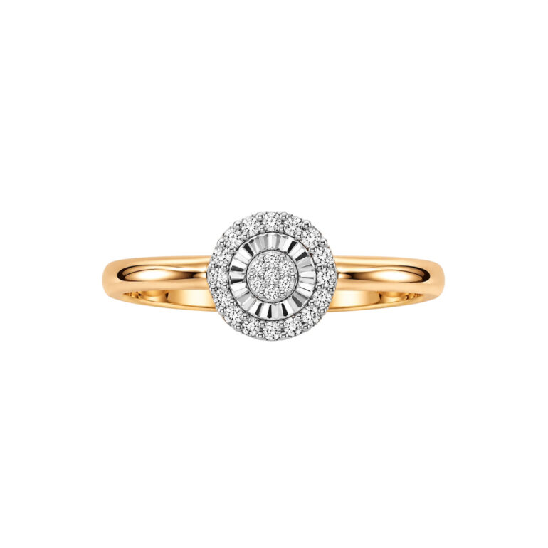 Rose Gold Ring With Diamonds