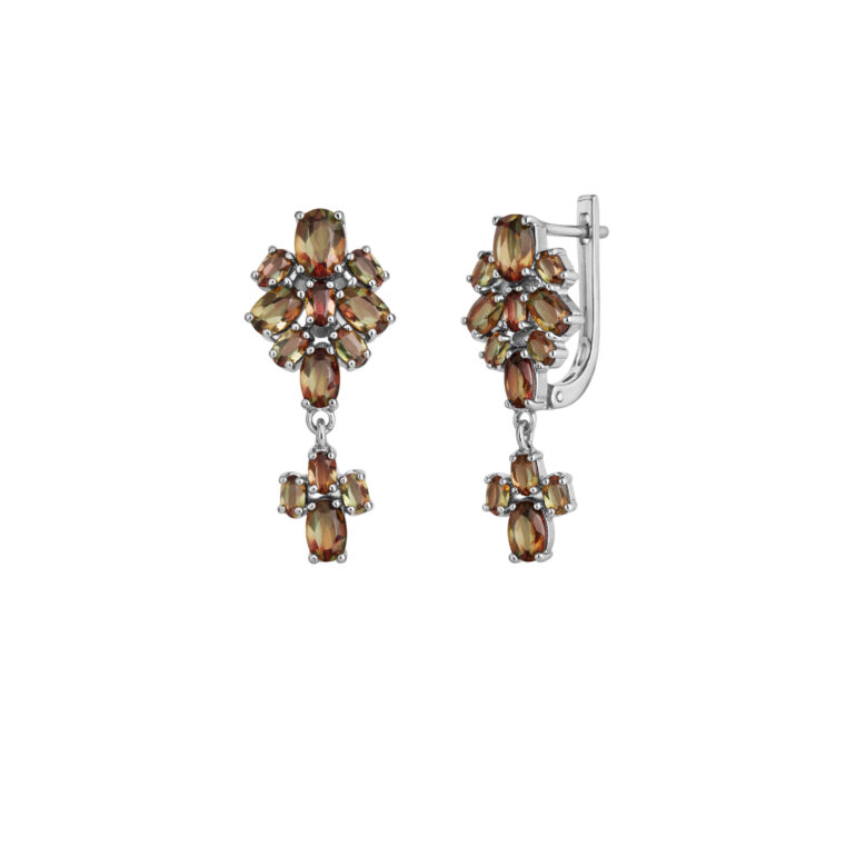 Sterling Silver Earrings With Zultanites