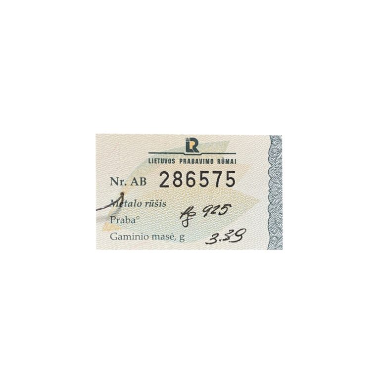 Sterling Silver Ring With Sapphires